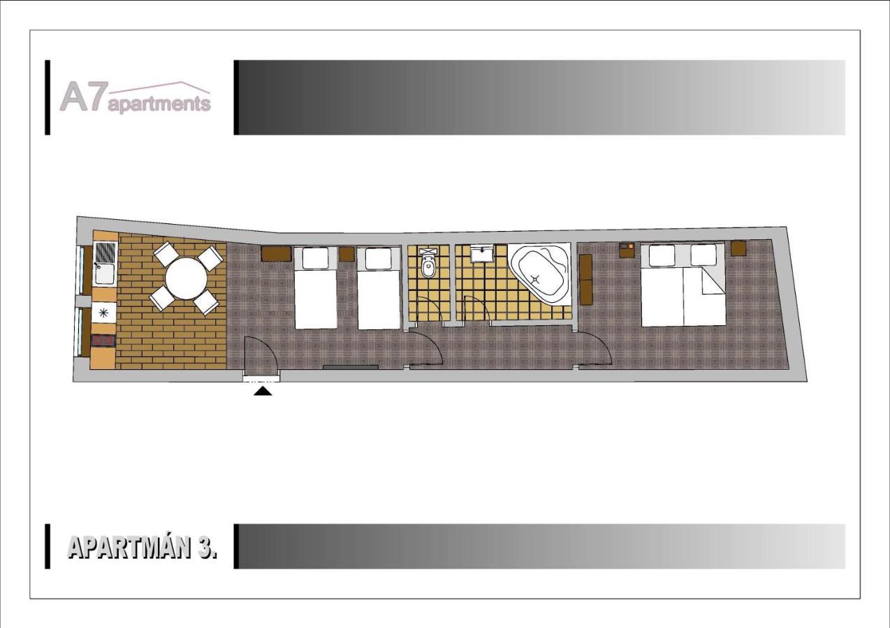 A7 Apartments Komárno Eksteriør billede